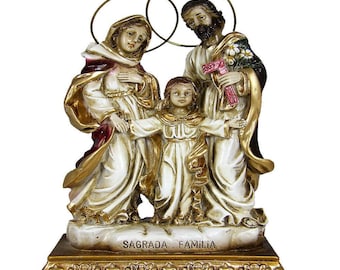 Holy Family Religious Statue Virgin Mary, Saint Joseph and Child Jesus #711