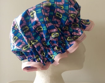 Shower Cap. Handmade PVC & BPA Free. Laminated Cotton. Eco - Friendly. Girls And Adult Sizes. Gift For Her. Bath Gift