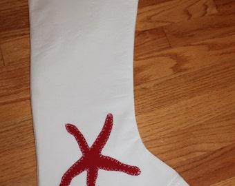 recycled sail starfish stocking
