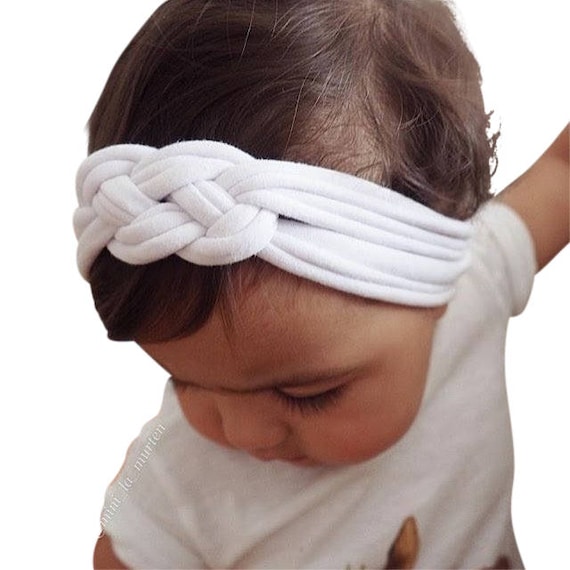 Knot Baby Headband Baby White Headband Knot Headband Baby