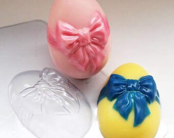 Bow mold, egg mold, bow-knot mold, ribbon mold, easter mold, egg soap, bow soaps, 3d soap, plastic mold, bath bomb mold, chocolate mold