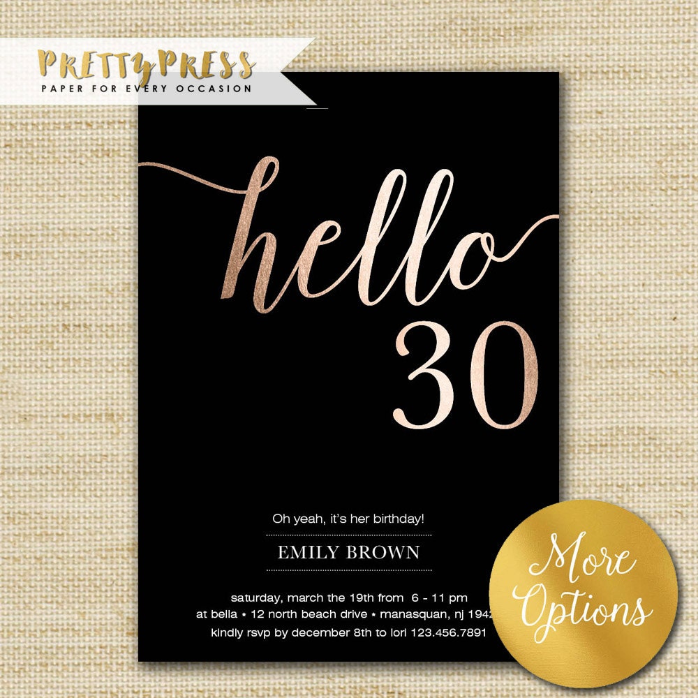Download 30Th Birthday Party Invitations Images Free Invitation Template