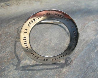 Bangle is customizable in 925 sterling silver.