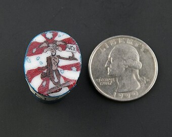 Political Statement Glass Murrine Boro Cane 12 grams - 72N