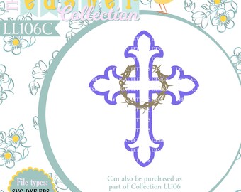 Free Free 115 Cross With Crown Of Thorns Svg SVG PNG EPS DXF File