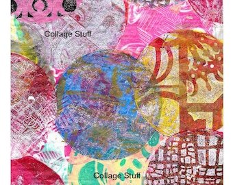 Digital Gelli Print #3 - Download and Print