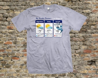 Sharknado Weather Forecast T Shirt 100% cotton - 1102