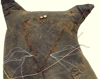 Mousie, A Primitive Folk Art Pattern by Raven's Haven