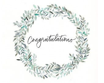 Congratulations card
