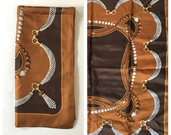 CARTIER - SALE -20% 80s Le Must de Cartier Silk Scarf