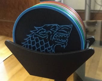 Game of Thrones Coaster Set - High Quality 3D Printed - Set of 6