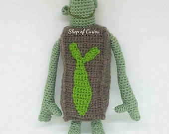 Handmade Crochet Boxtroll Fish