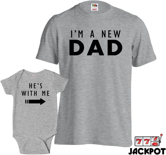 Matching Father Son Shirts New Daddy Shirt Son Funny Baby