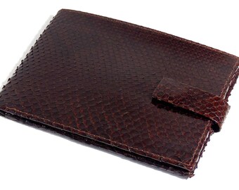 Brown snakeskin wallet