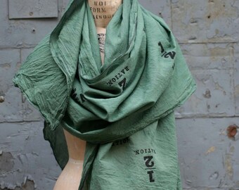 Green Scarf, Men's Accessories, Women's Scarves, Women's Accessories