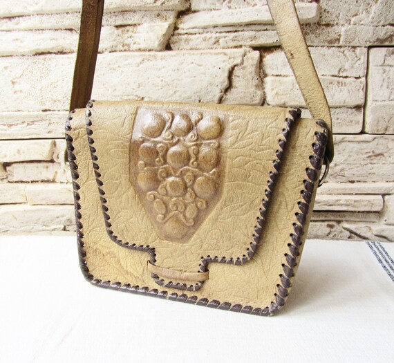 Sac à main en cuir vintage années 70 – imodi