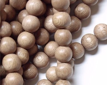 Wood Bead, Round 12mm, Rosewood - 16 Inch Strand (WDRD-12RS)