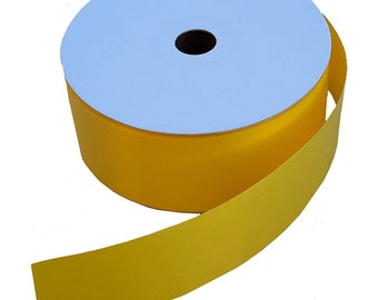 Daffodil Yellow Roll of Ribbon - 2" Wide x 50 Yards, Support Our Troops, Soldier Welcome Home Ceremony