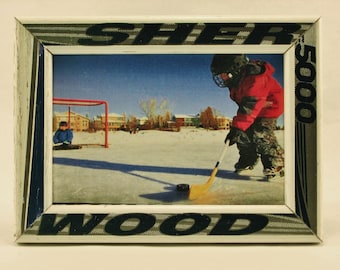 4 x 6 Hockey Stick Frame - FREE SHIPPING in US (#3708)