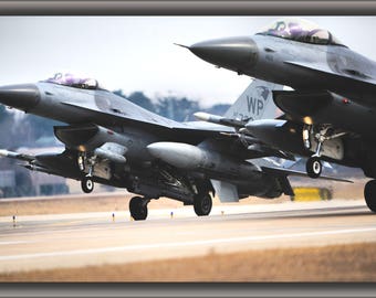Poster, Many Sizes Available; 35Th Fighter Squadron F 16C Fighting Falcons