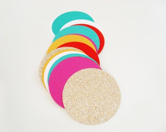 Confetti XL - Bollywood Party - Table Confetti, Trend Decoration for Birthday in Golden, Pink, Turqouise, Yellow, White, Indian Style Decor