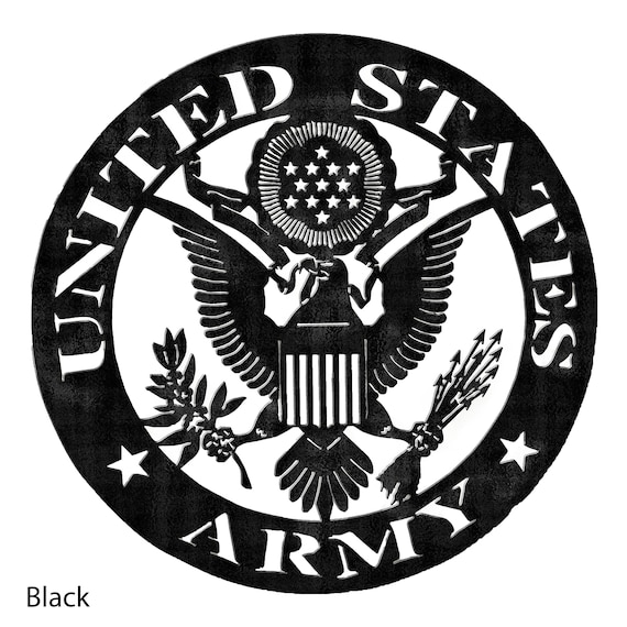 US Army Emblem Single Plate