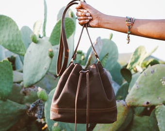 Bucket Bag / Leather Bucket Bag / Hobo Bag / Cross Body Bag / Leather Shoulder Bag / Crossbody Bag / Drawstring bag / Leather Clutch.