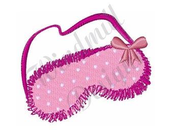 Sleep Mask Blindfold - Machine Embroidery Design