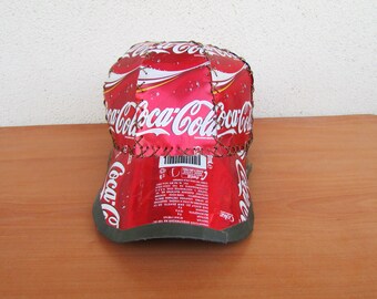 Jahrgang Coca Cola Kappe / Mütze Zinn / Coca Cola Hut / Mütze / Coca Cola Zinn Cap / Coca Cola Dosen