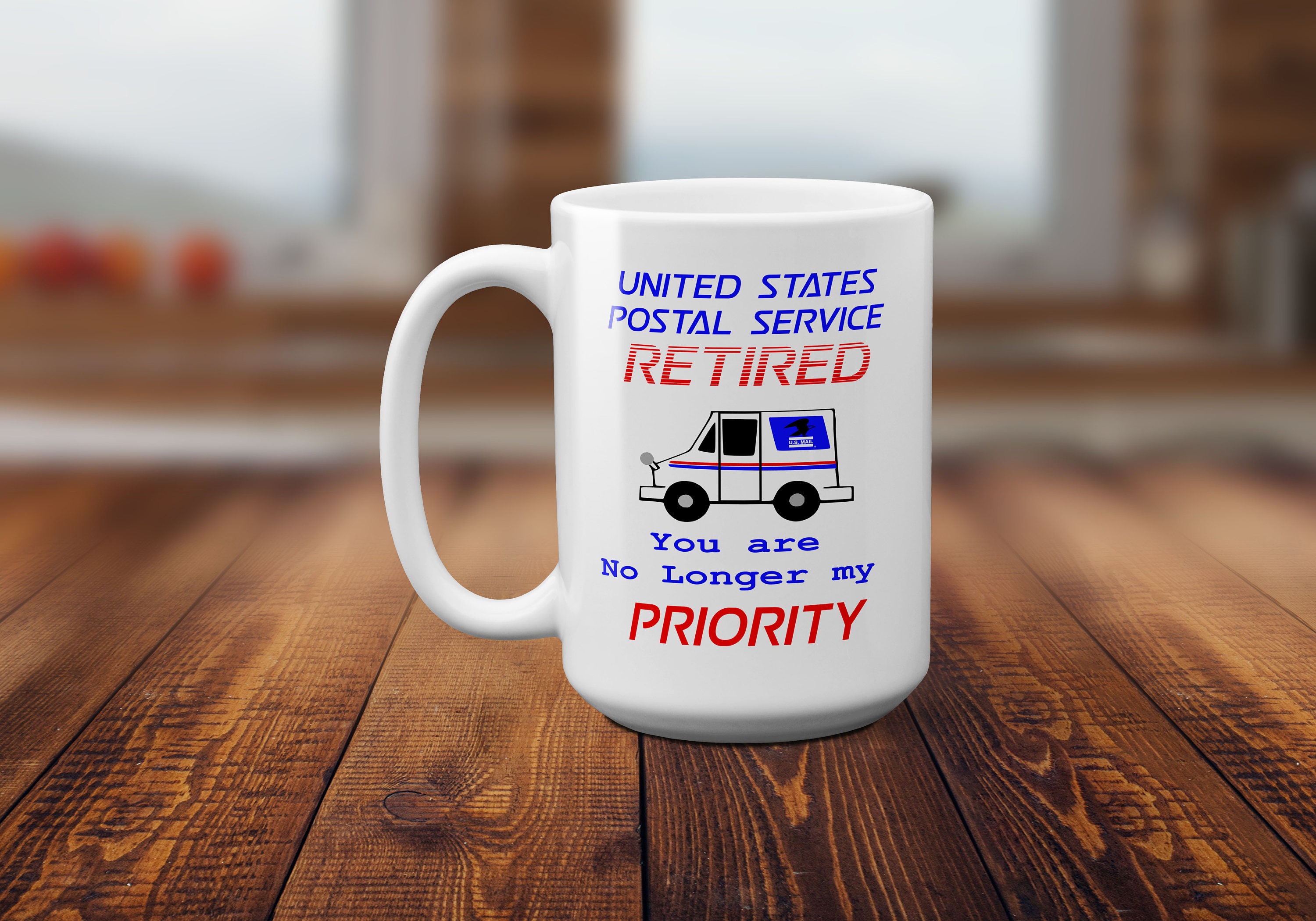 USPS Retired Postal Retirement Mug Postal gift Mailman