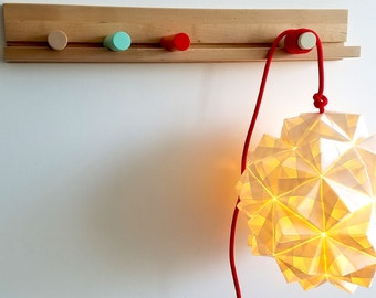 Handmade, Modern, Origami-inspired Lamp/Lighting