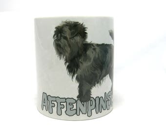 Affenpinscher Mugs, Monkey Terrier Dog, Affenpinscher Gifts
