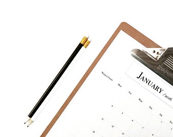2016 Minimalist Calendar/Wall Planner - Printable