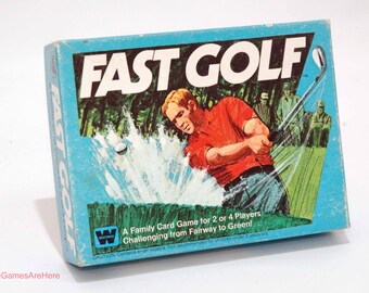 Fast Golf Card Game from Whitman 1977 COMPLETE