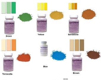 MOSAIC COLORANT Dye Pigment Diamond Tech Choose 3 oz Bottles Great For Indoor and Outdoor Crafts Projects Highly Concentrated