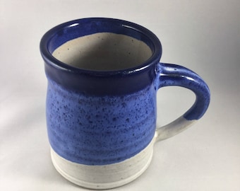 Handmade wheel thrown pottery mug