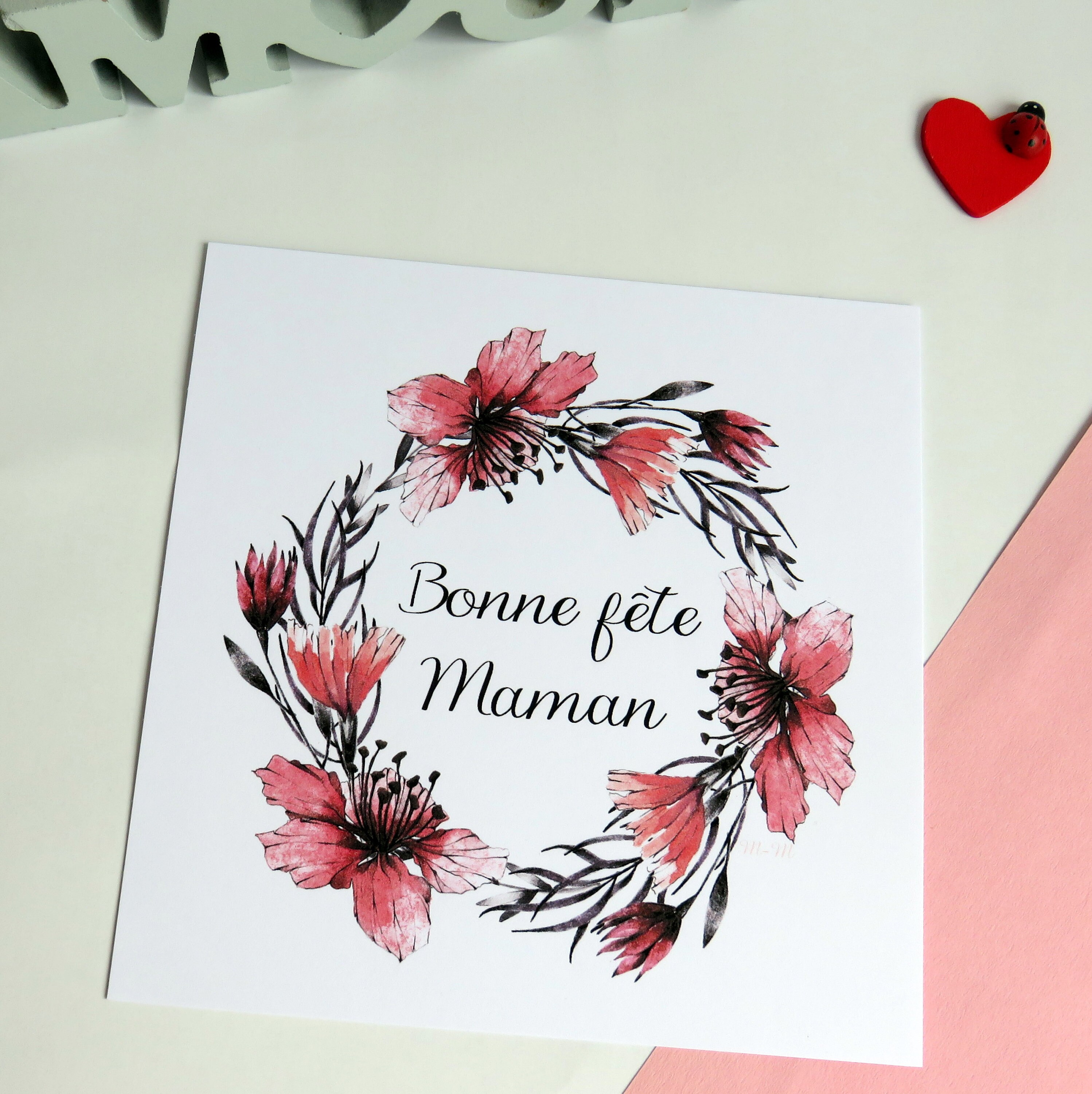 Carte Bonne Fête Maman Carte pour les mamans Couronne de Carte Bonne Fête Maman Carte pour les mamans Couronne de