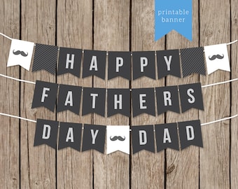 Ambitious image for happy father's day banner printable Bright image with happy father's day banner printable
