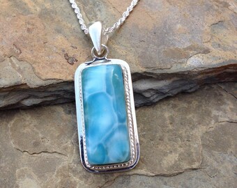 Larimar Pendant / Larimar Necklace