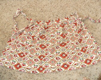 Vintage Cherry Pocket Apron