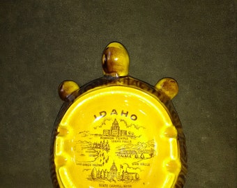 Idaho tourist souvenir turtle ashtray