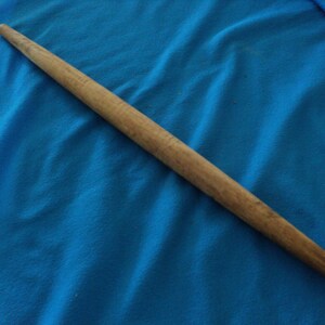 Primitive Tapered French Pastry, Wood Long Rolling Pin (Reserved for Walkerlocker)