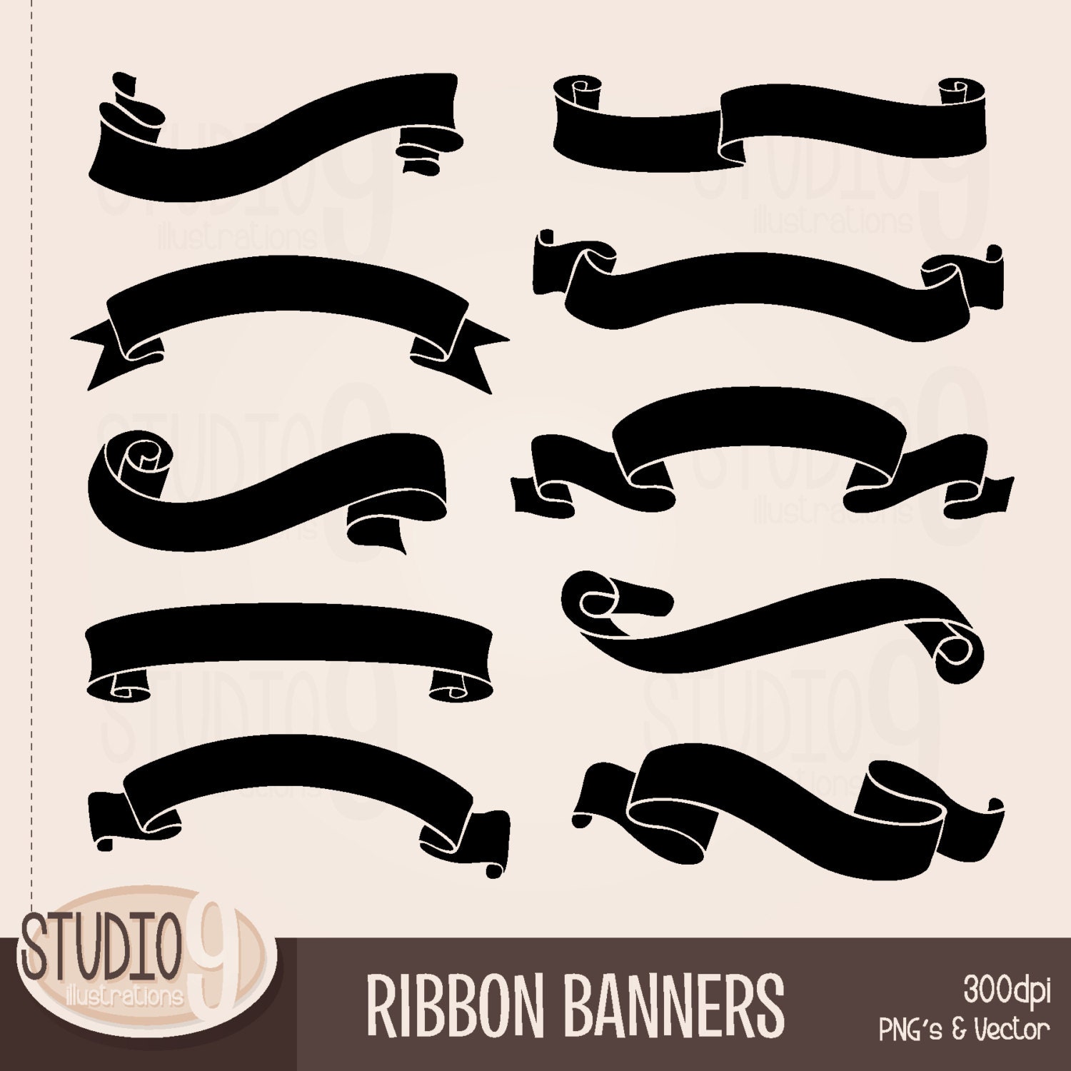 RIBBON BANNER Clipart: Banner Clip Art Ribbon Banner