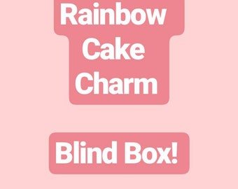 Rainbow Cake charm blind box