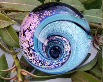 Large 2.21 Inch Dichroic Vortex Marble