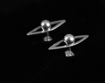 OOAK Sterling Silver "Peppe" Earrings (MD108)