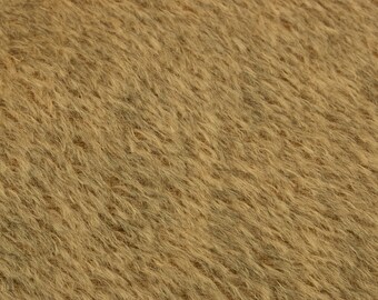 10% OFF: German Mohair Fabric Light Brown Mix Straight 8mm Pile Size 20x28" 50001068