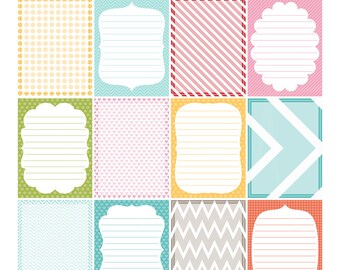 printable note card
