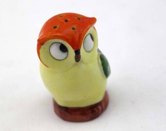 Owl Salt or Pepper Shaker - Vintage Salt and Pepper Shaker - Made in Germany - Bird Figurine - Animal - Vintage Kitchen Decor Collectible
