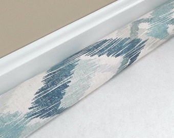 Door Draft Stopper - 28" to 42" - Blue Grey Draft Stopper - Door Draft Blocker - Window Draft Stopper - Draft Stopper - Door Draft Dodger